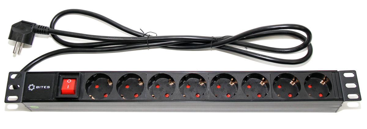 Блок розеток 5bites PDU819P-01, 1U, PDU819P-01