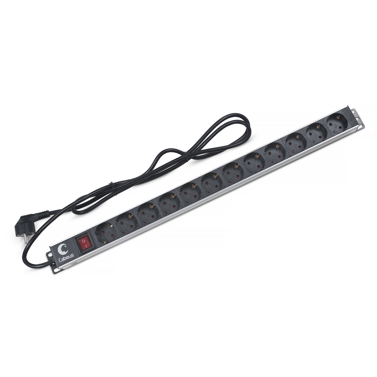 Распределитель питания Cabeus PDU-12P, PDU-12P-2EU