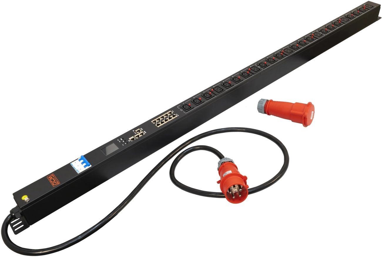 Распределитель питания Powercom PDU-32AVMS24, PDU-32AVMS24-18C3-6C9-3P