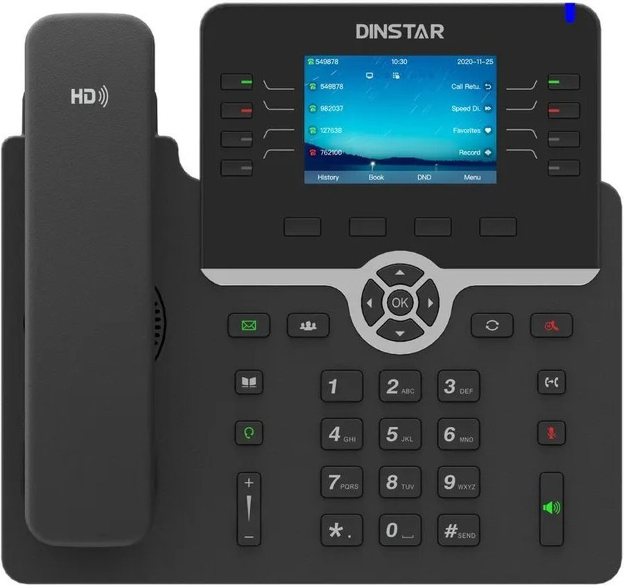 IP-телефон Dinstar C64GP SIP чёрный, C64GP