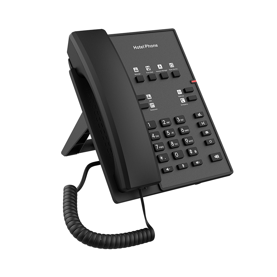 IP-телефон Fanvil H1-2 Wire SIP чёрный, H1-2 WIRE