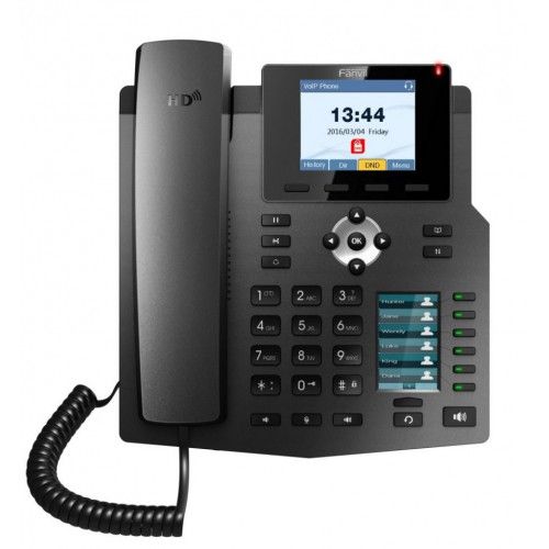 IP-телефон Fanvil X4G SIP чёрный, X4G