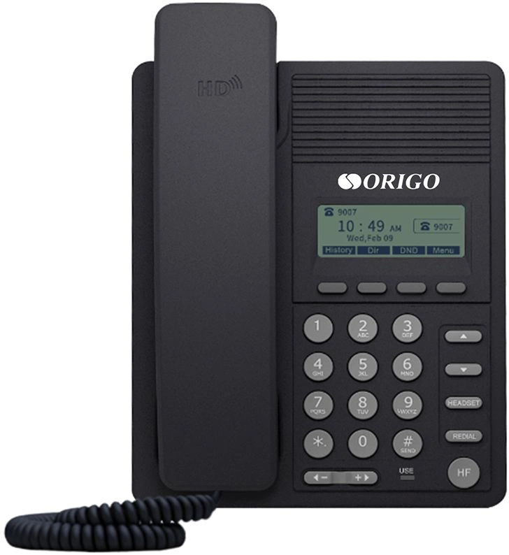 IP-телефон ORIGO OPH120 SIP без БП чёрный, OPH120/A1A