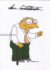 Автограф: Дэн Кастелланета. Симпсоны / The Simpsons