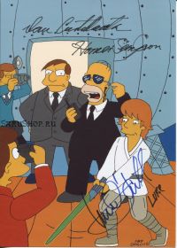 Автографы: Марк Хэмилл, Дэн Кастелланета. Симпсоны / The Simpsons