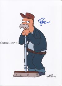 Автограф: Дэвид Херман. Футурама / Futurama