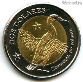 Галапагосские острова 2 доллара 2008