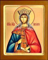 Августа (Василисса) Римская Икона печатная (холст на дереве) (20113)