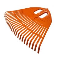 Грабли веерные Гардения 23зуб. 500мм пластик оранж