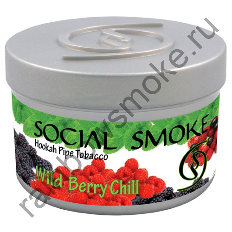 Social Smoke 100 гр - Wild Berry Chill (Дикие Ягоды Мята)