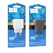 СЗУ 1USB HOCO CS12A PD18Вт QC3.0 белый