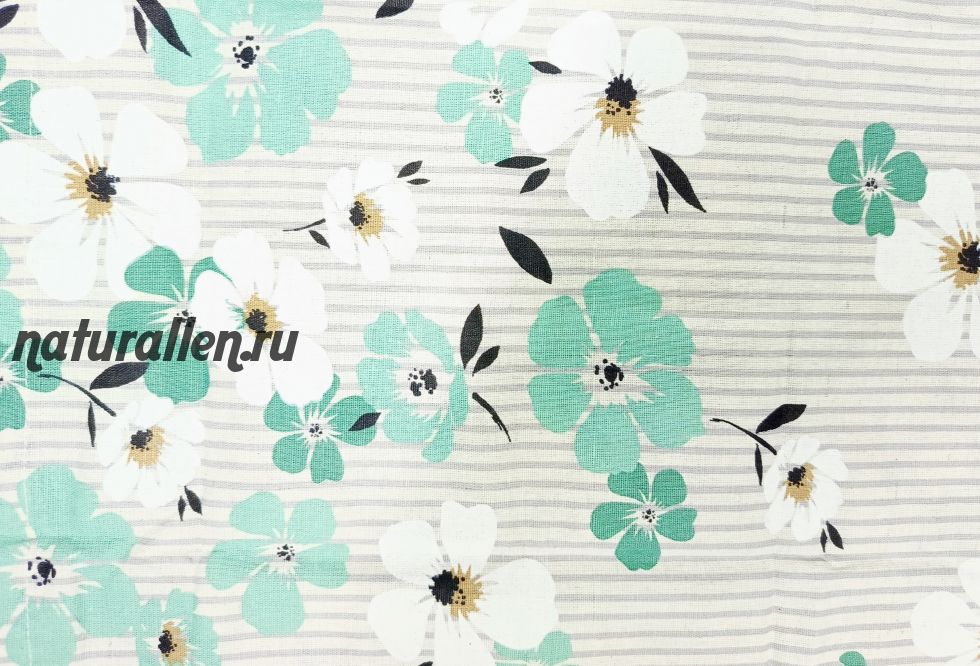 Простынь изо льна "Полоска" (1,5 сп)