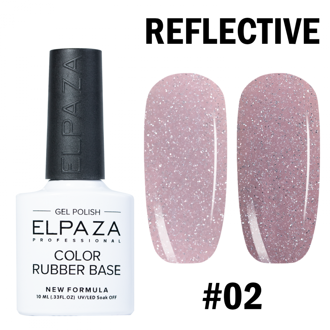 ELPAZA RUBBER BASE REFLECTIVE №2  10 мл