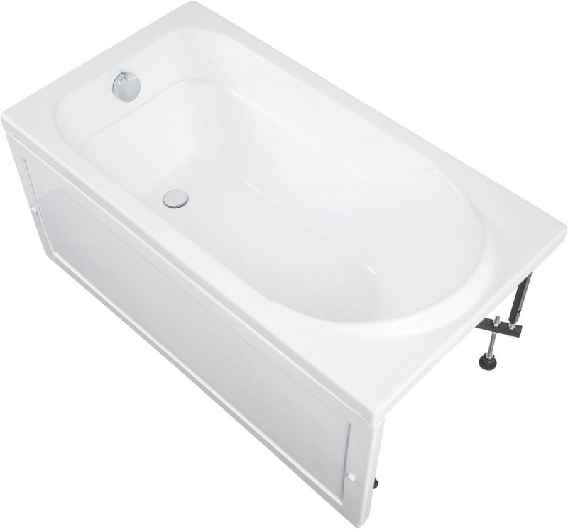 Акриловая ванна Aquanet West 130x70, с каркасом