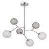 SLE1107-103-06 ST-Luce Светильник подвесной Хром/Белый, Серый G9 LED 6*5W 4000K.