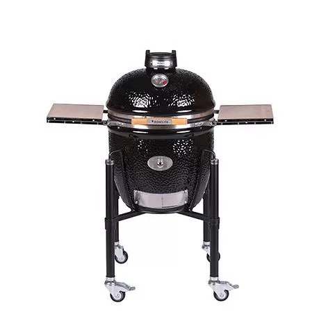 Керамический гриль Monolith Classic Black PRO 2.0 с ножками