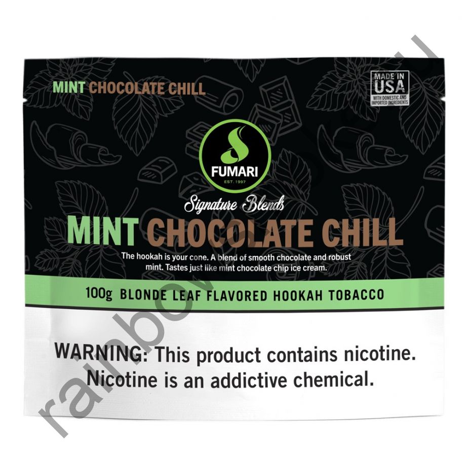 Fumari 100 гр - Mint Chocolate Chill (Мятно-Шоколадный Холодный Напиток)