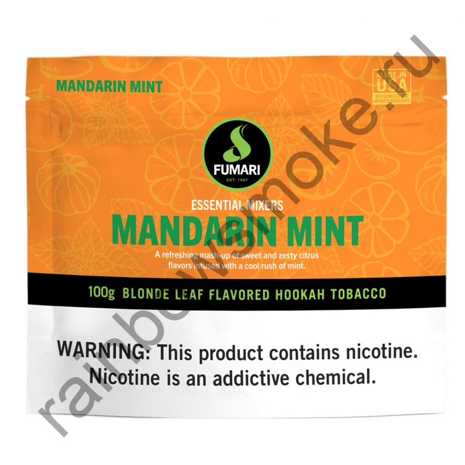Fumari 100 гр - Mandarin Mint (Мятный Мандарин)