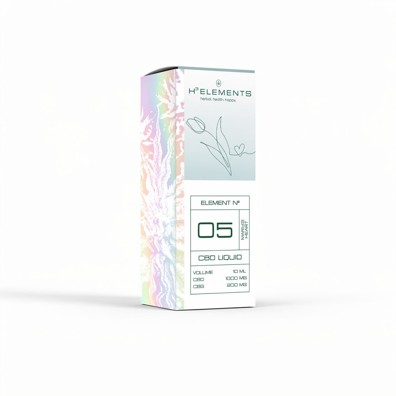 Жидкость CBD + CBG 12% H3Elements Трава Ягоды Мята
