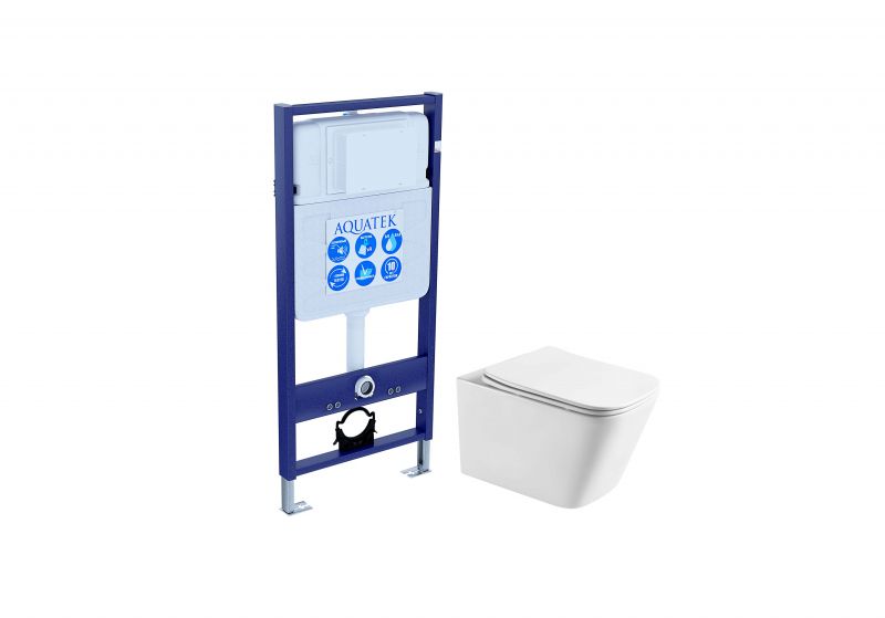 Комплект инсталляции с унитазом SET AQUATEK ЛИБРА T