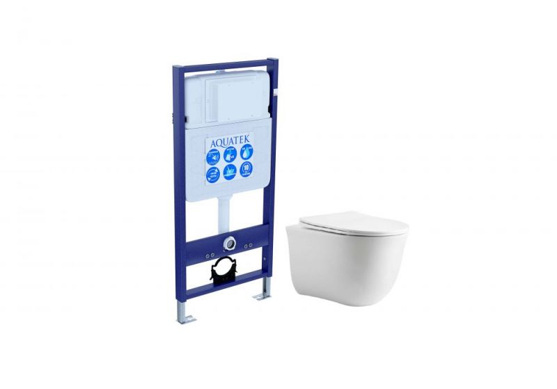 Комплект инсталляции с унитазом SET AQUATEK КЛАССИК T
