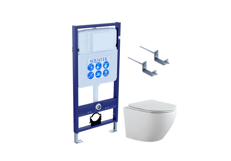 Комплект инсталляции с унитазом Set AQUATEK ЕВРОПА-KKI2