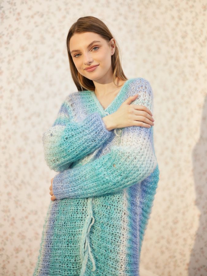 Кардиган ручной работы из кашемира