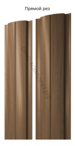 Штакетник ПОЛУКРУГЛЫЙ SLIM прямой односторонний GrandLine 0,45 Print Elite TwinColor (Дерево , камень , кирпич) Цена за м.пог . Цвет уточняйте у менеджера.