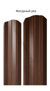 Штакетник М-образный фигурный , односторонний GrandLine 0,45 RAL. Цена за м.пог