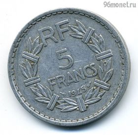 Франция 5 франков 1945