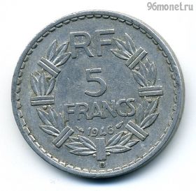Франция 5 франков 1946 В