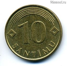 Латвия 10 сантимов 2008