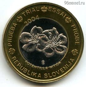 Словения 1 евро 2004 проба