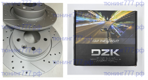 Диски тормозные задние 345мм, DZK, на Мерседес ML / GL / GLE / GLS