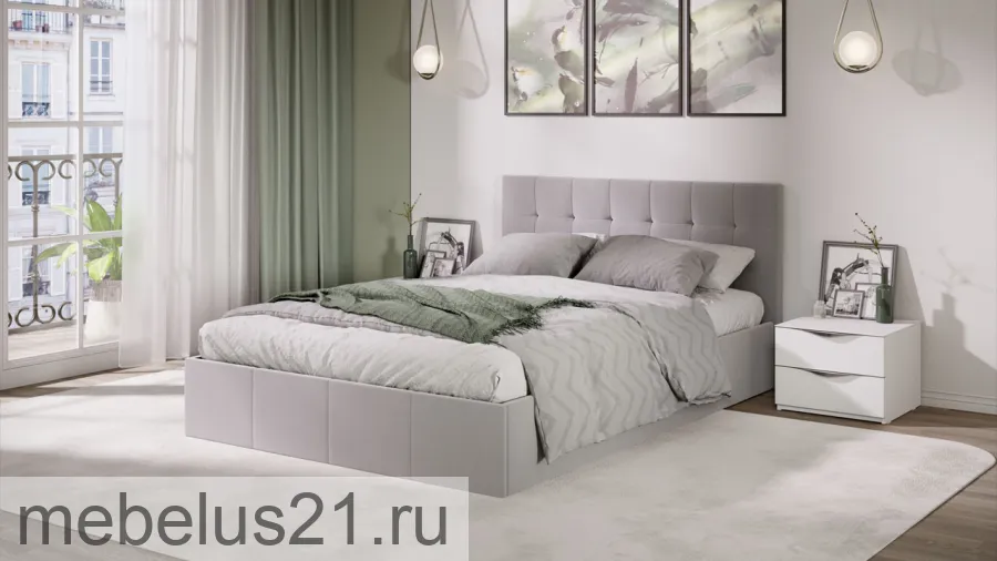 Кровать 140 Эмма (с подъемным механизмом) с заглушиной