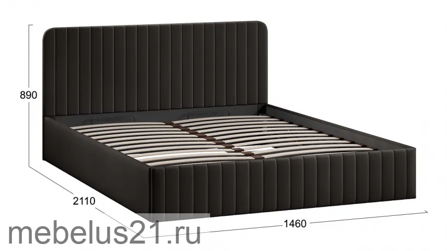 Кровать 140 Шелли Тип 1 (с подъемным механизмом) с заглушиной