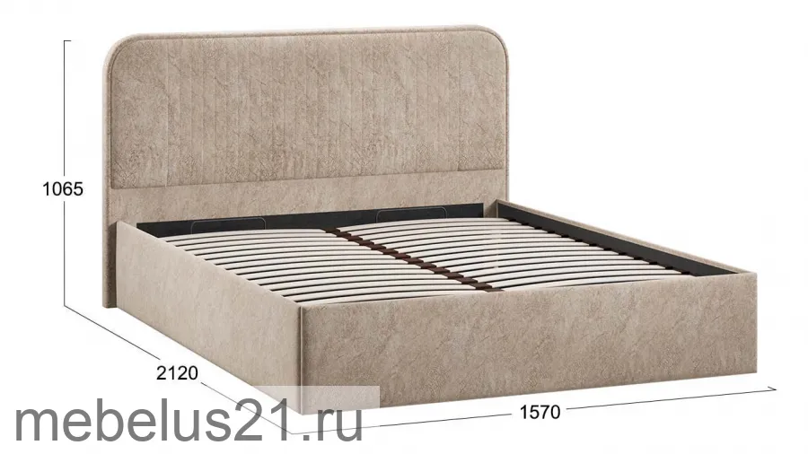 Кровать 140 Тиффани Тип 1 (с подъемным механизмом)