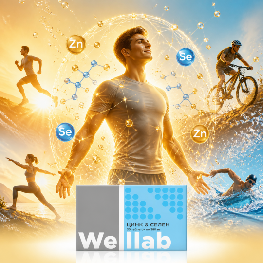 ZINC & SELENIUM Цинк и селен Welllab