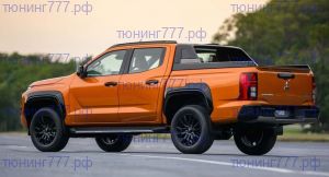 Подножки боковые для MITSUBISHI L200 VI c 2024+