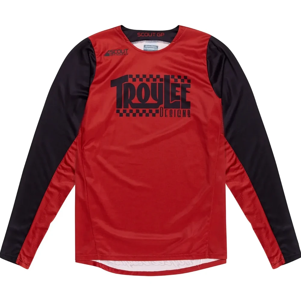 Troy Lee Designs Scout GP Big Lee Black/Burnt Orange джерси для мотокросса и эндуро