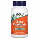 NOW Zinc Picolinate 50mg, Цинк / Пиколинат цинка / 120 капсул
