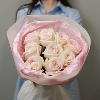 Монобукет ароматных сортовых роз Ohara