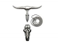 Нож Bull Head дамаск
