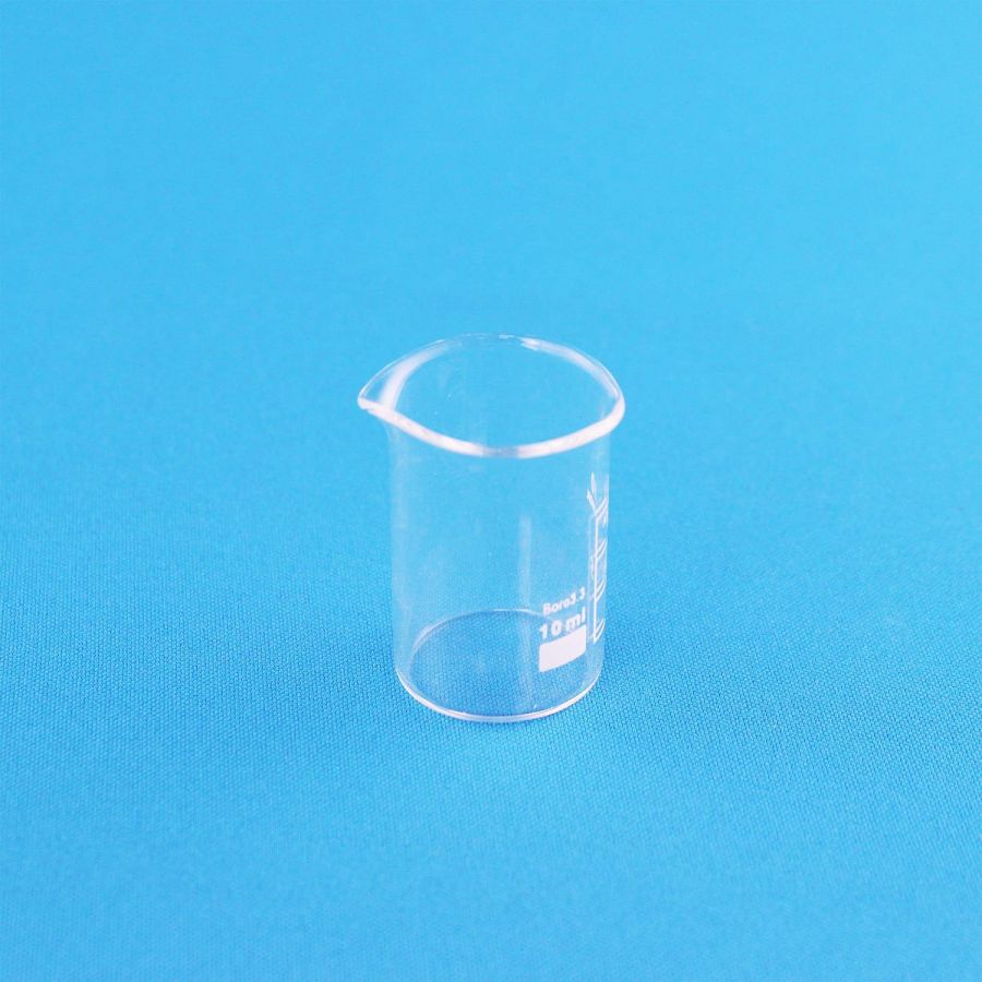 Стакан лабораторный низкий Labdevices Н-1-10, 10 мл, стекло Boro 3.3, градуированный