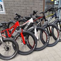 Велосипед 26" х 3.0" алюминиевый спицы полуфэт kenli YEL