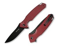 Нож складной Hellcat Blackwash Burgundy