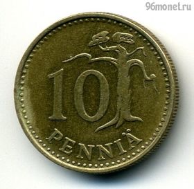 Финляндия 10 пенни 1963 S