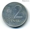 Литва 2 цента 1991