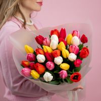 Микс из тюльпанов 35 штук