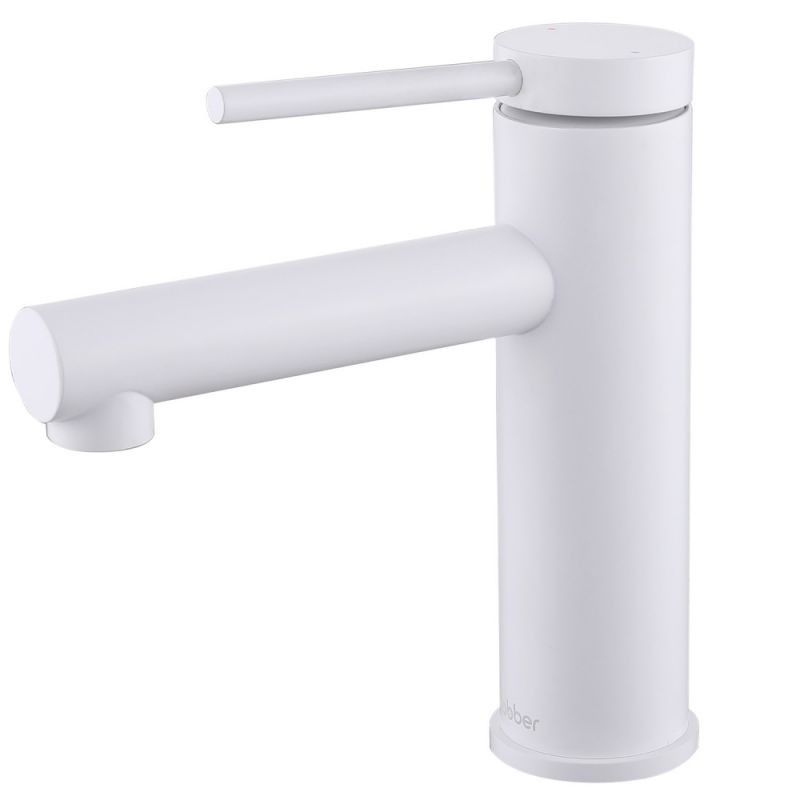 Смеситель ABBER Emotion AF8810W для раковины, белый матовый